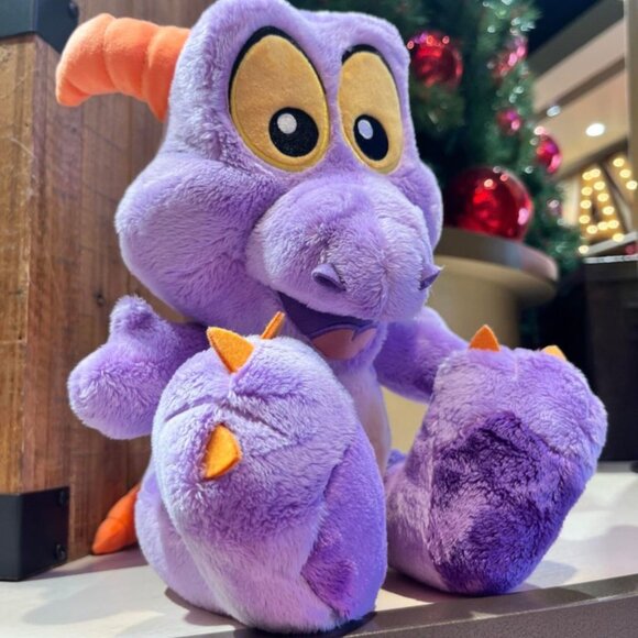 Disney FIGMENT Big Feet Plush 10" Stuffed Animal WDW EPCOT Dragon Mascot CUTE!! - Picture 5 of 6